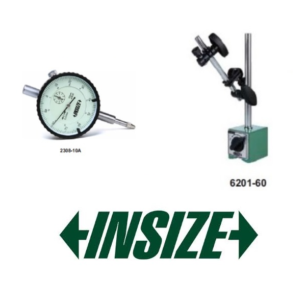 Reloj comparador + base magnetica Insize